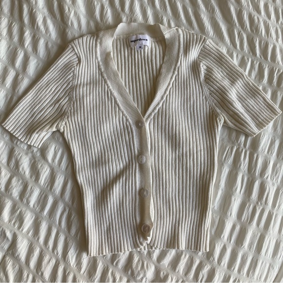 Superdown Noelle Cardigan Top - Picture 2 of 5